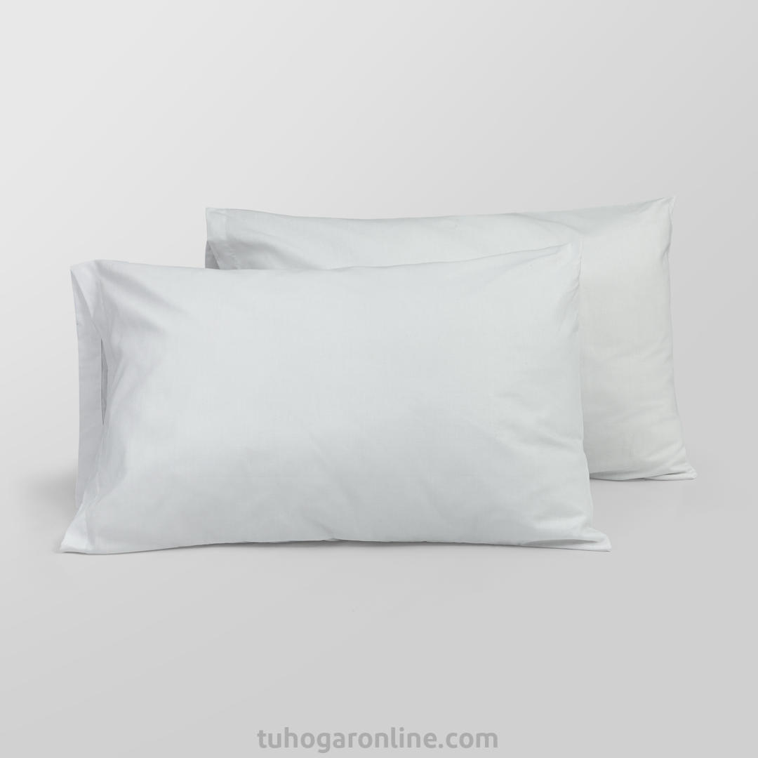 FUNDAS BLANCAS 50X70 PARA ALMOHADA MICROFIBRA