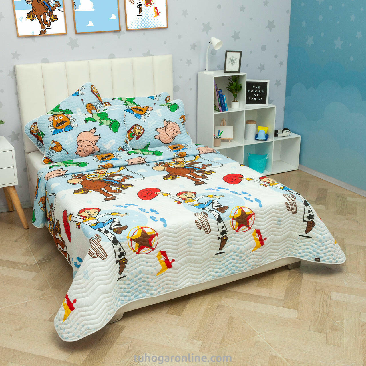 CUBRELECHO PRENSADO CAMA DOBLE DISNEY TOY STORY