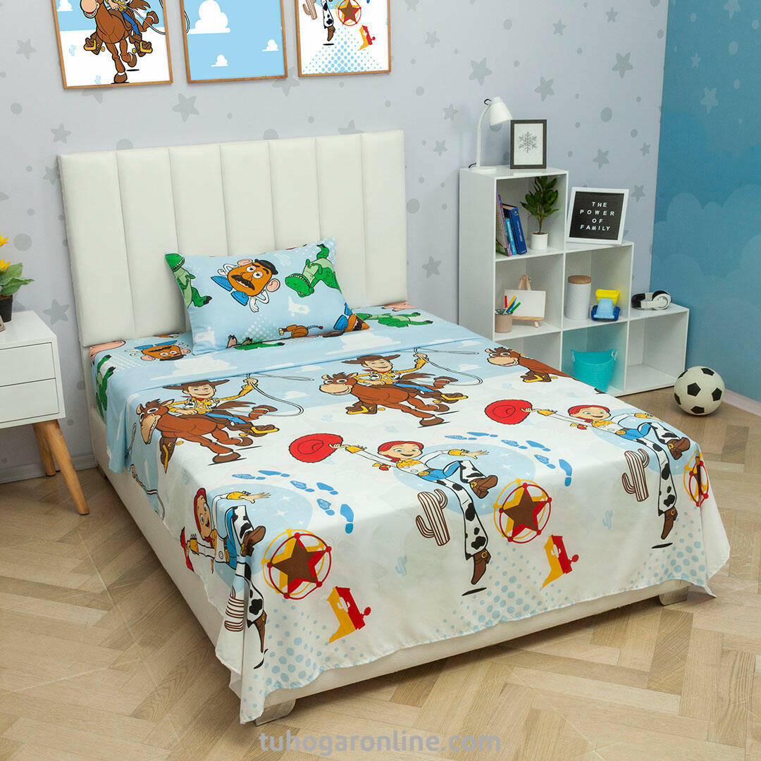 JUEGOS DE SÁBANAS CAMA SENCILLA DISNEY  TOY STORY 