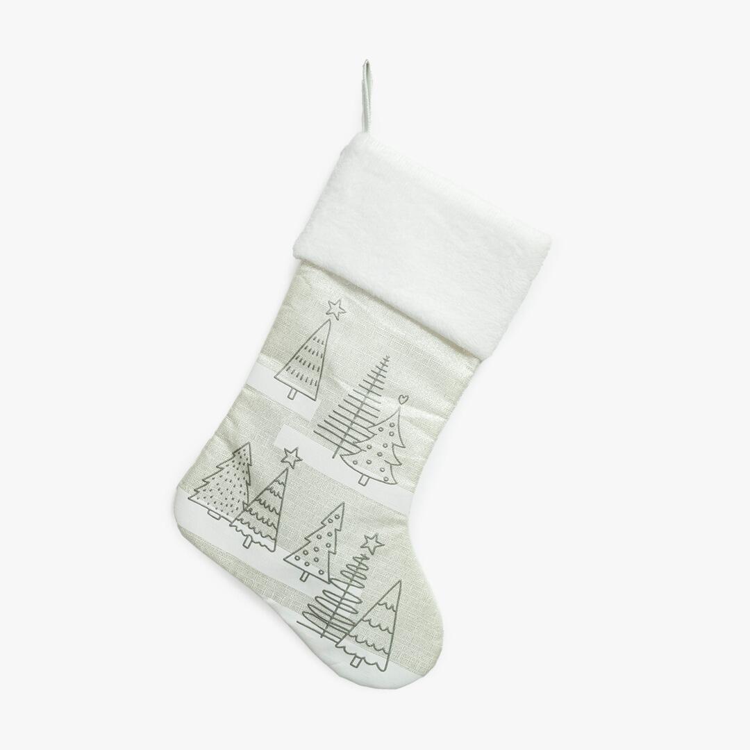   BOTA DE NAVIDAD ARBOL NAVIDEÑO FONDO BLANCO