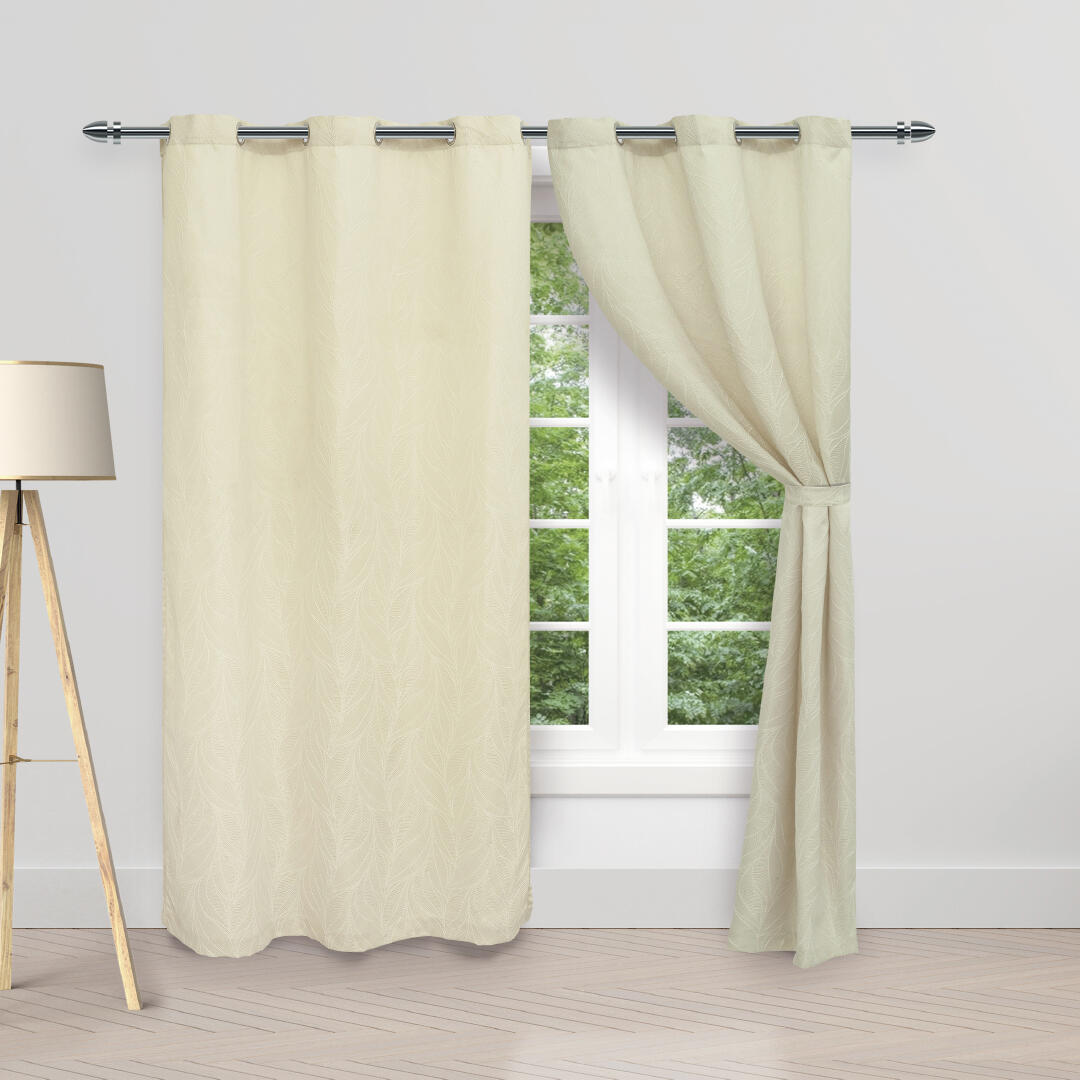 CORTINA ACACIA ARGOLLA AMARILLA 