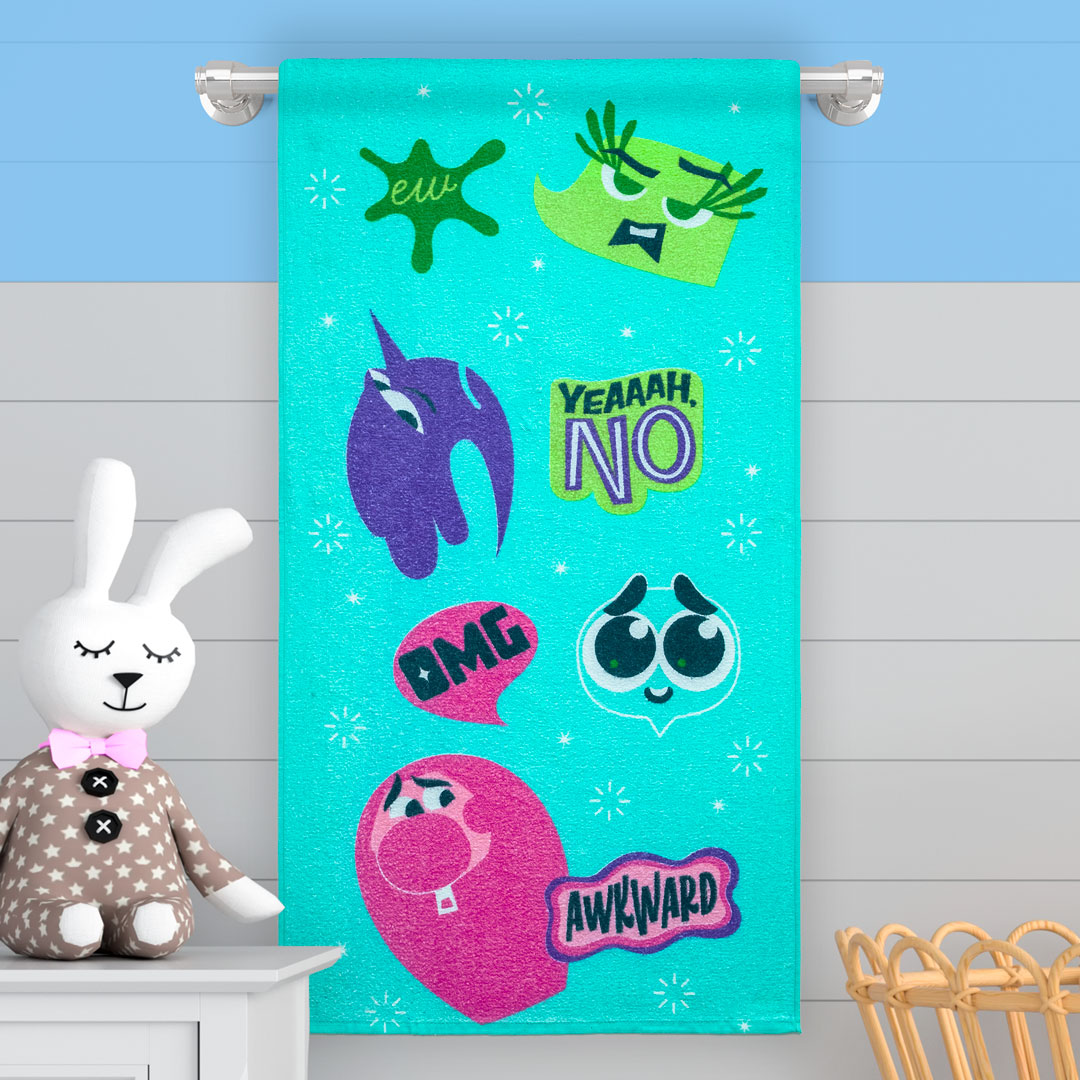 Toalla Infantil 320 Gramos Intensamente Sentimientos al Límite