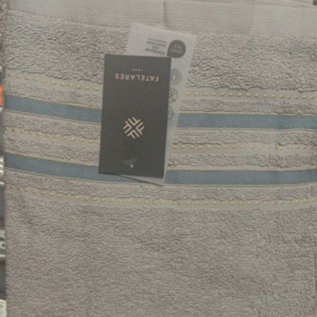 Toalla 70x140 Arrecife Gris