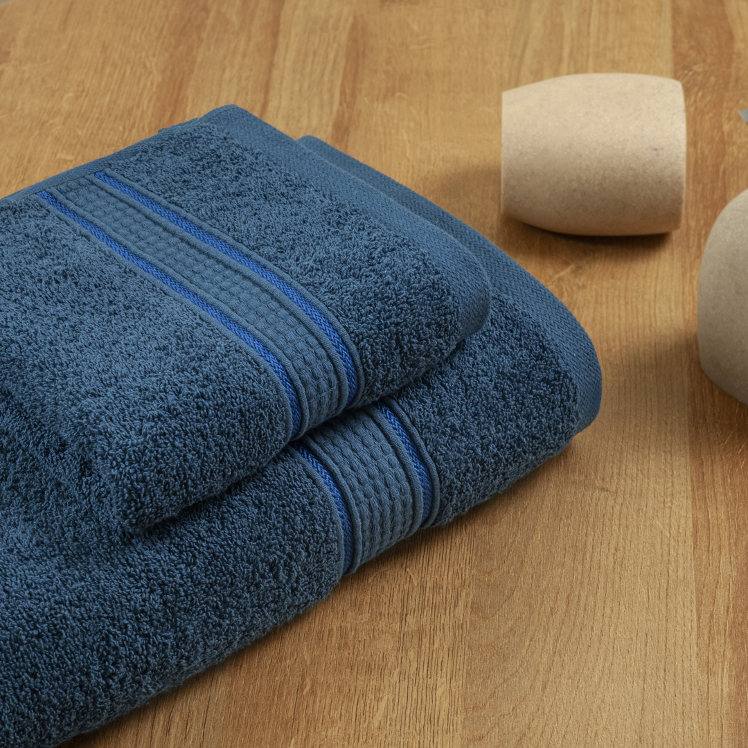 Toalla Senda 550g Azul Prusia