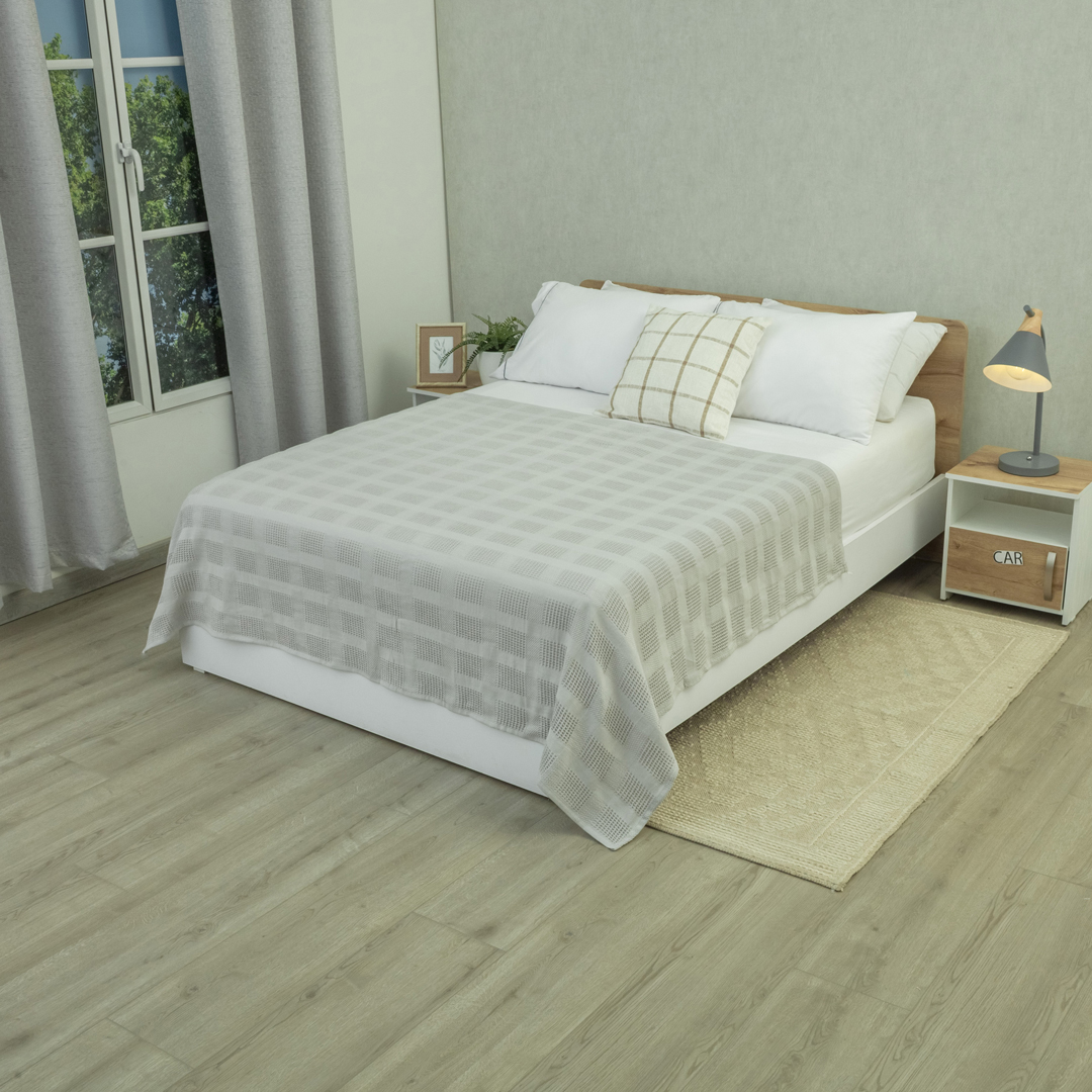 Sobrecama Elegant Gris