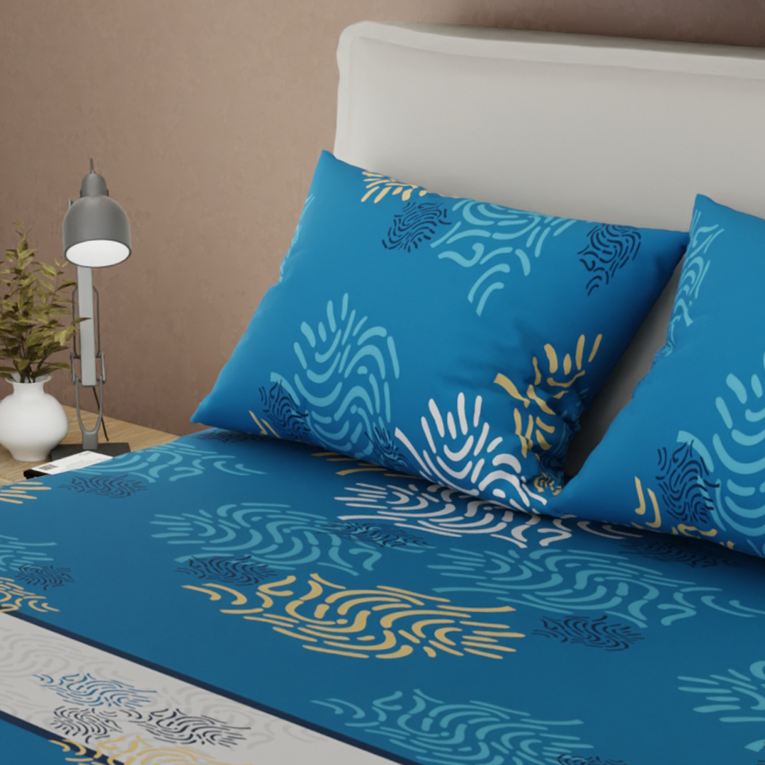 Sábana Ajustable Marea Azul