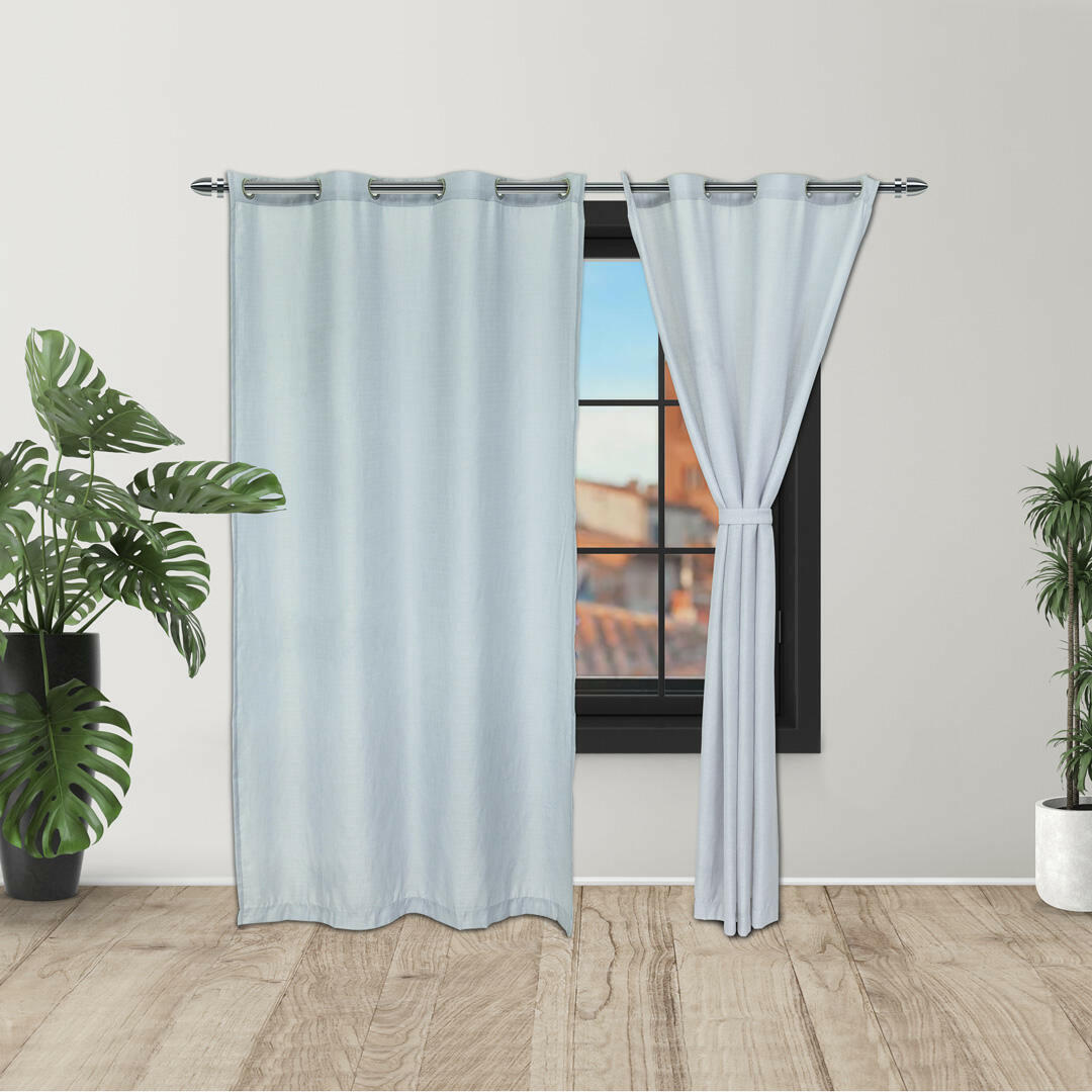 CORTINA RAMIA ARGOLLA ANCESTRAL GRIS