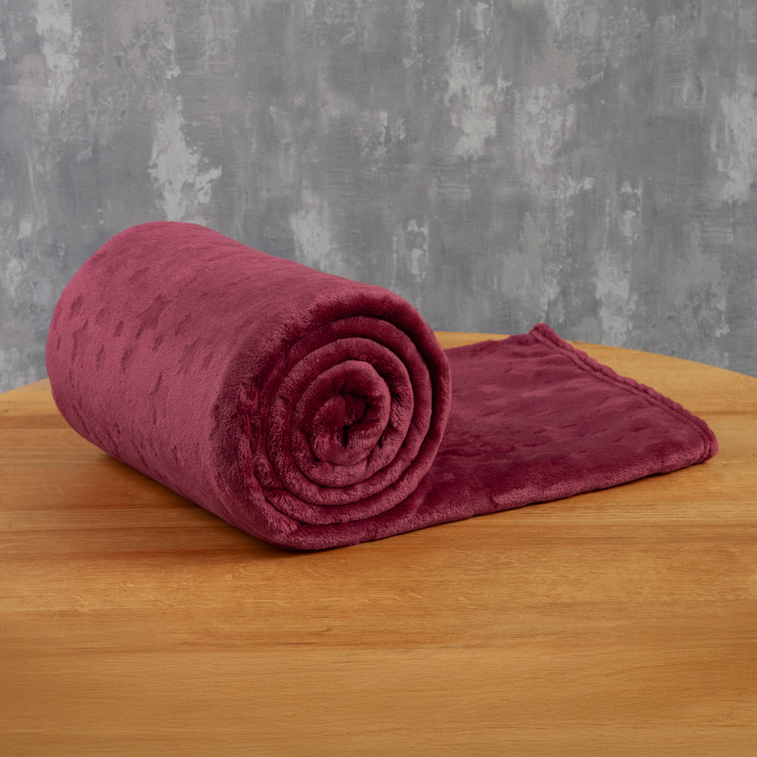 Cobija Comfortsoft Vino Estrellas Suave