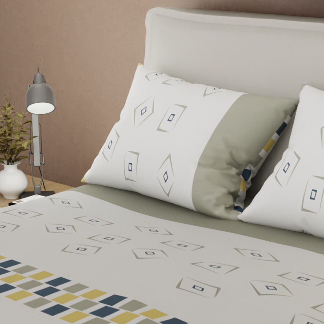 Juego De Sábanas 180 Hilos Módulo Vivo Verde