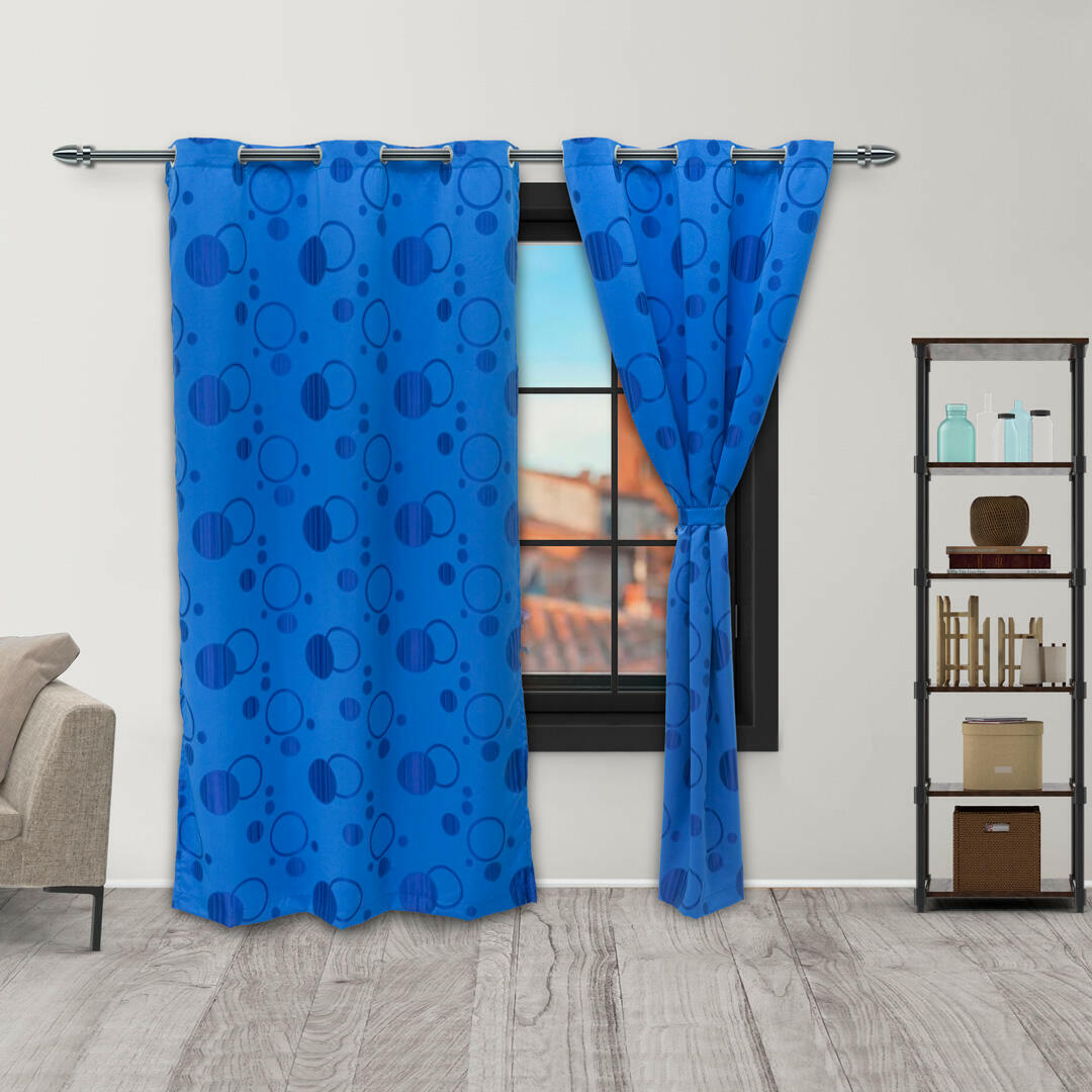 CORTINA EN YACAR-ARGOLLA AZUL