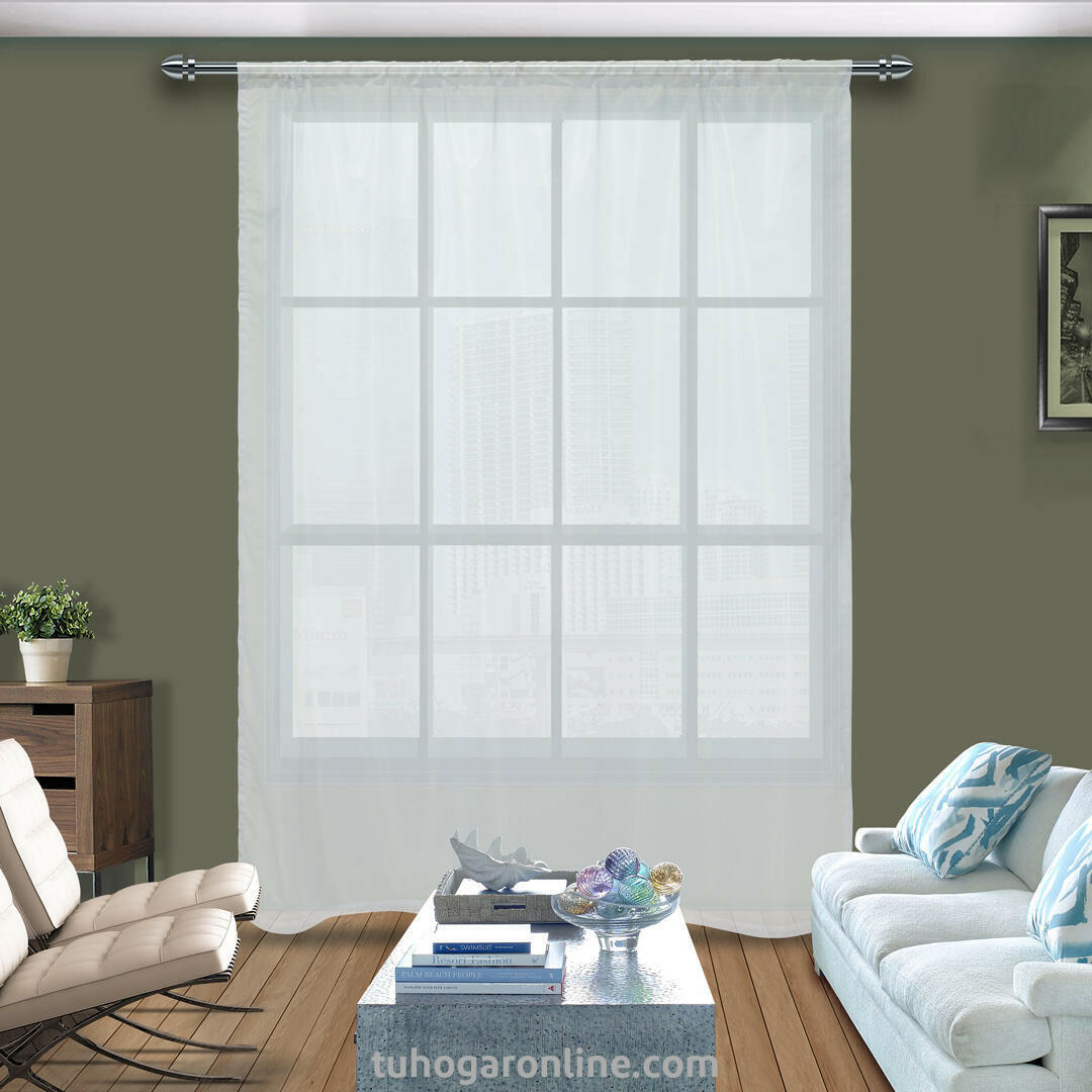 VELO CORTINA 135 X 220 BLANCO