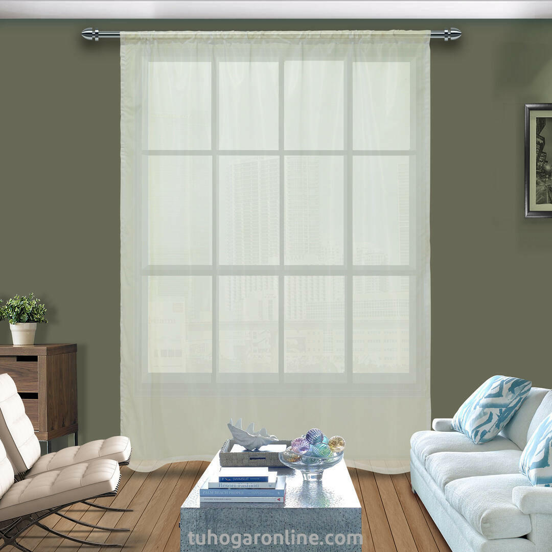 VELO CORTINA 135 X 220 BEIGE