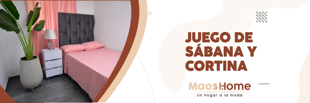 combos de sabanas con cortinas